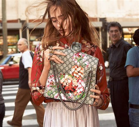 Gucci handbag advertisements